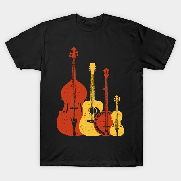 Bluegrass T-Shirt by Daniel Cash Guitar